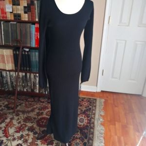 Black Body Con sweater Dress-Vintage 90's